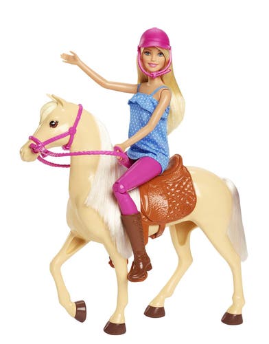Barbie docka och häst