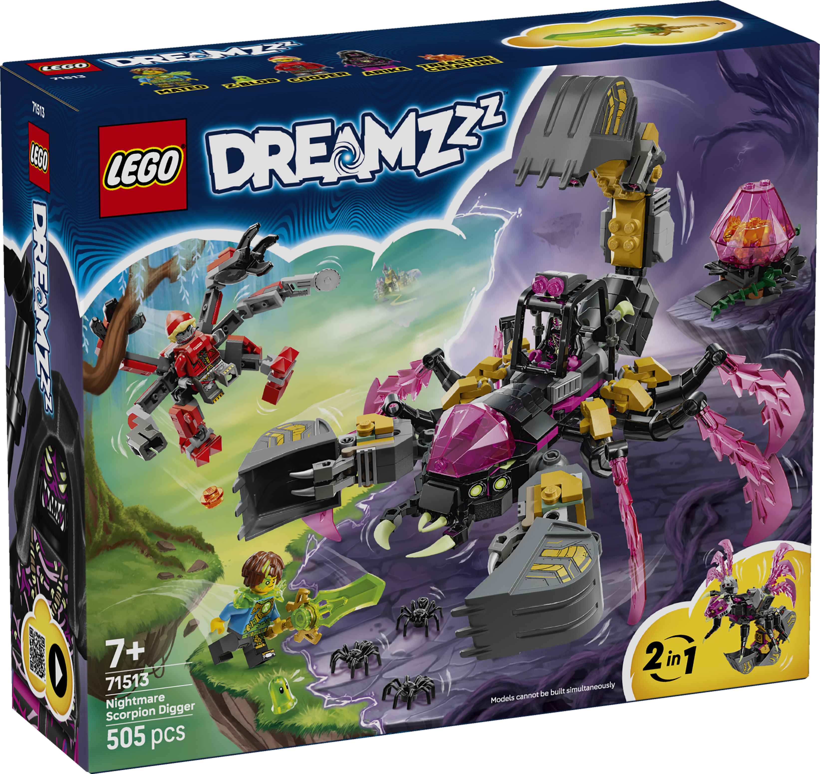 LEGO® DREAMZzz™ Mardrömmarnas skorpiongrävare Byggleksak 71513