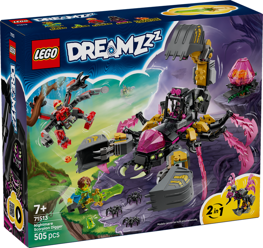 LEGO® DREAMZzz™ Mardrömmarnas skorpiongrävare Byggleksak 71513