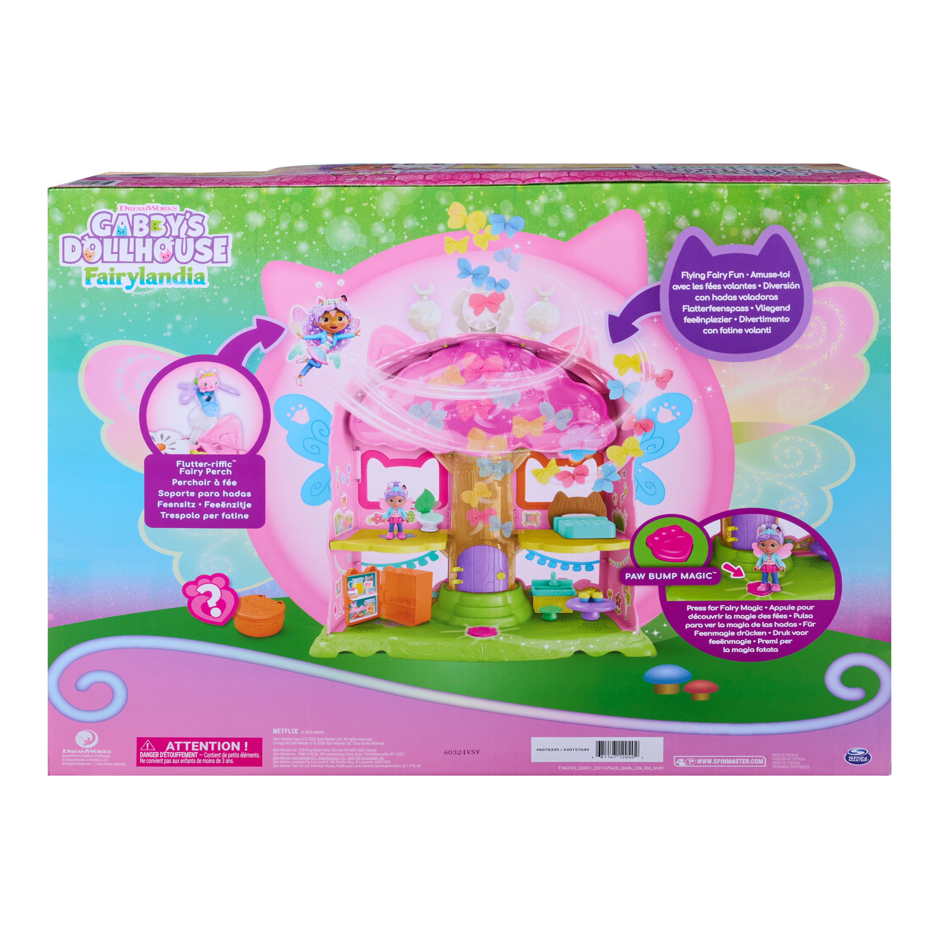Gabby's Dollhouse Flutter Fairy Magic Playset