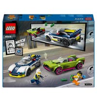 LEGO City 60415, Jakt med polisbil och muskelbil