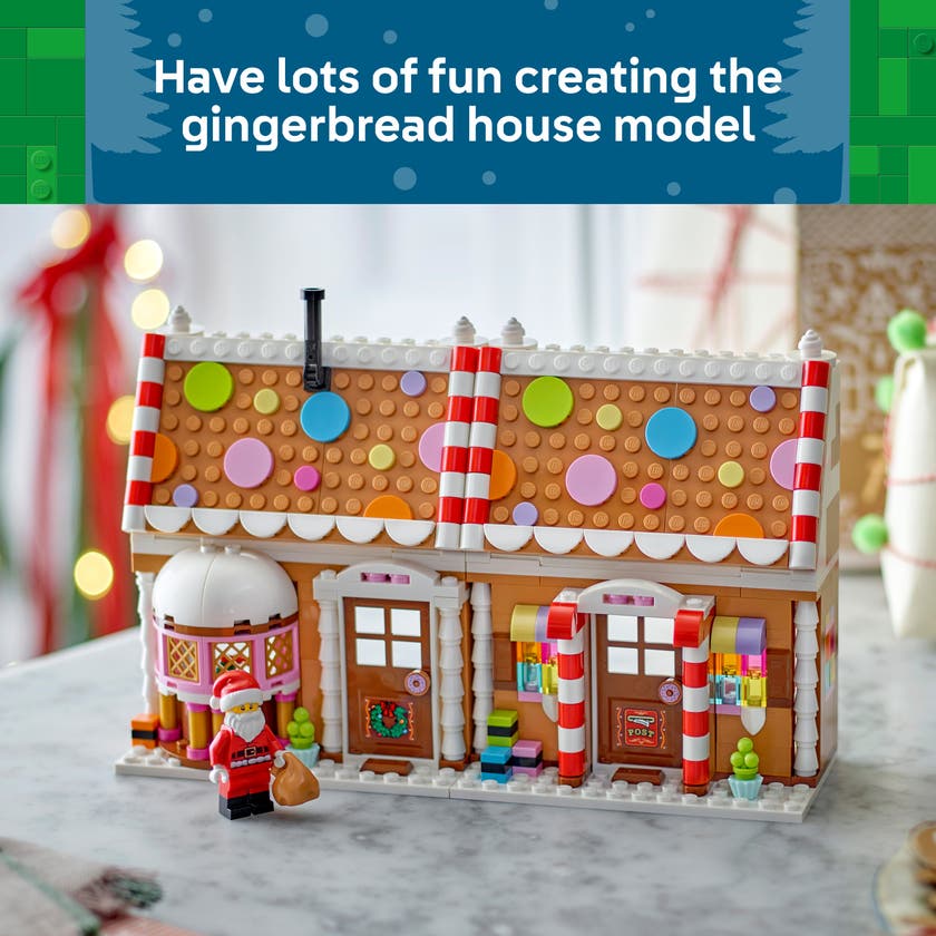 LEGO® Iconic Juligt pepparkakshus 40809
