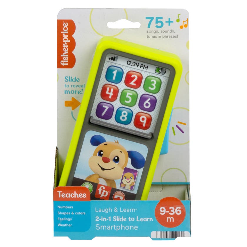 Fisher Price, 2-in-1 Slide to Learn Phone nordisk