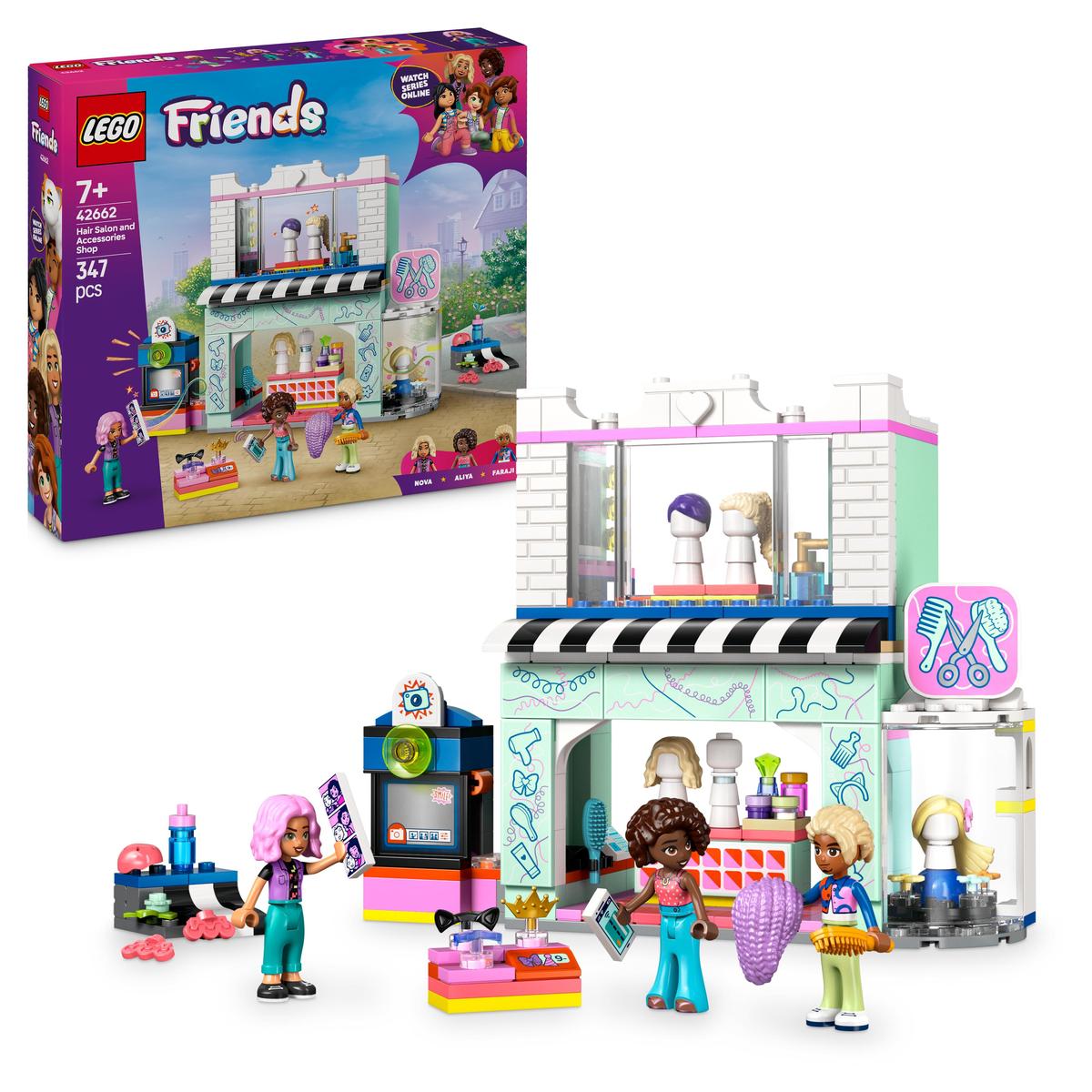LEGO Friends 42662, Frisörsalong och accessoarbutik