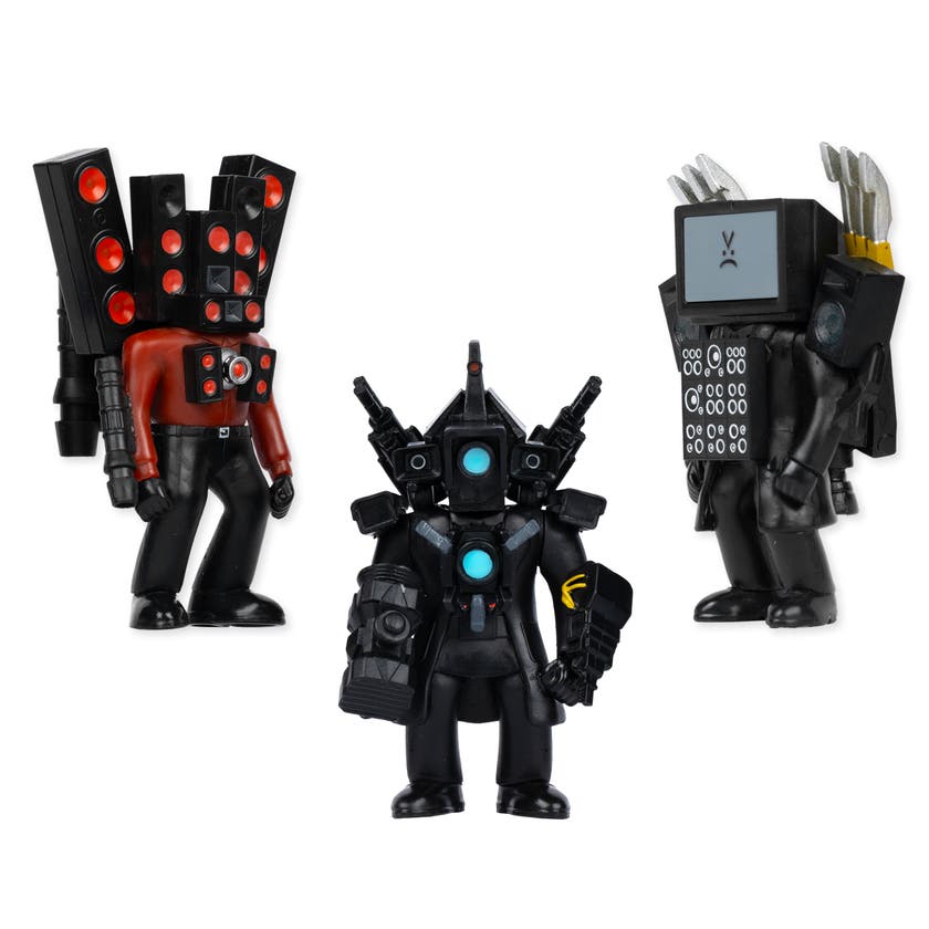 Skibidi Toilet Titan 3-Pack