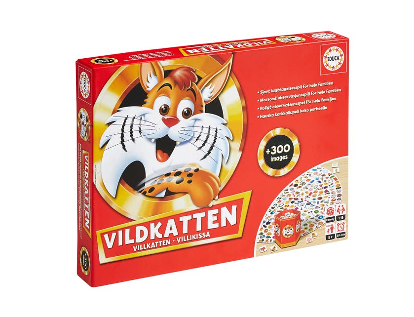 Vildkatten 300 – Observationsspel för 2–6 spelare – Educa