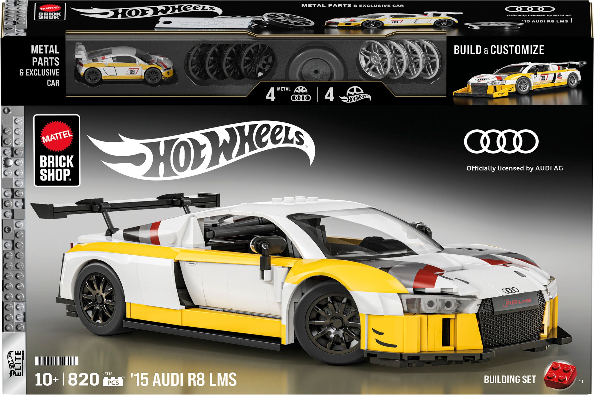 Mattel Brick Shop Elite Series Audi