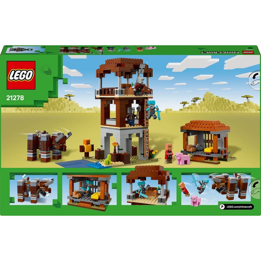 LEGO Minecraft 21278, Plundrarvakttorn och vildtjur