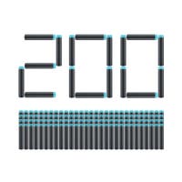 XSHOT Excel 200PK Refill Darts Foilbag