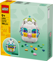 LEGO® Dekorativt påskägg Bygg- och lekset med vårgåva 40816