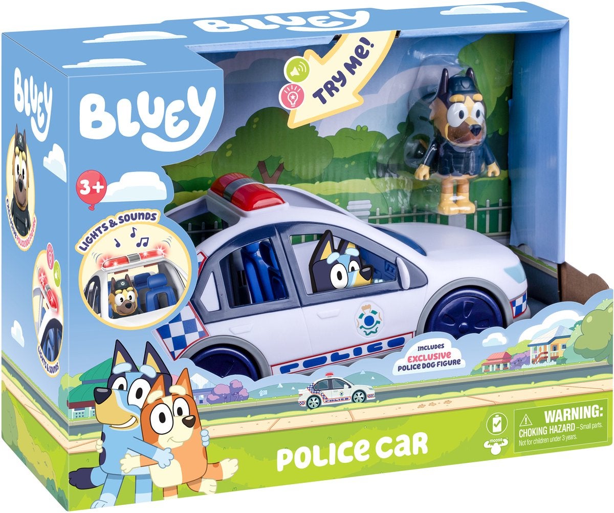 BLUEY Polisstation med ljud och ljuseffekter