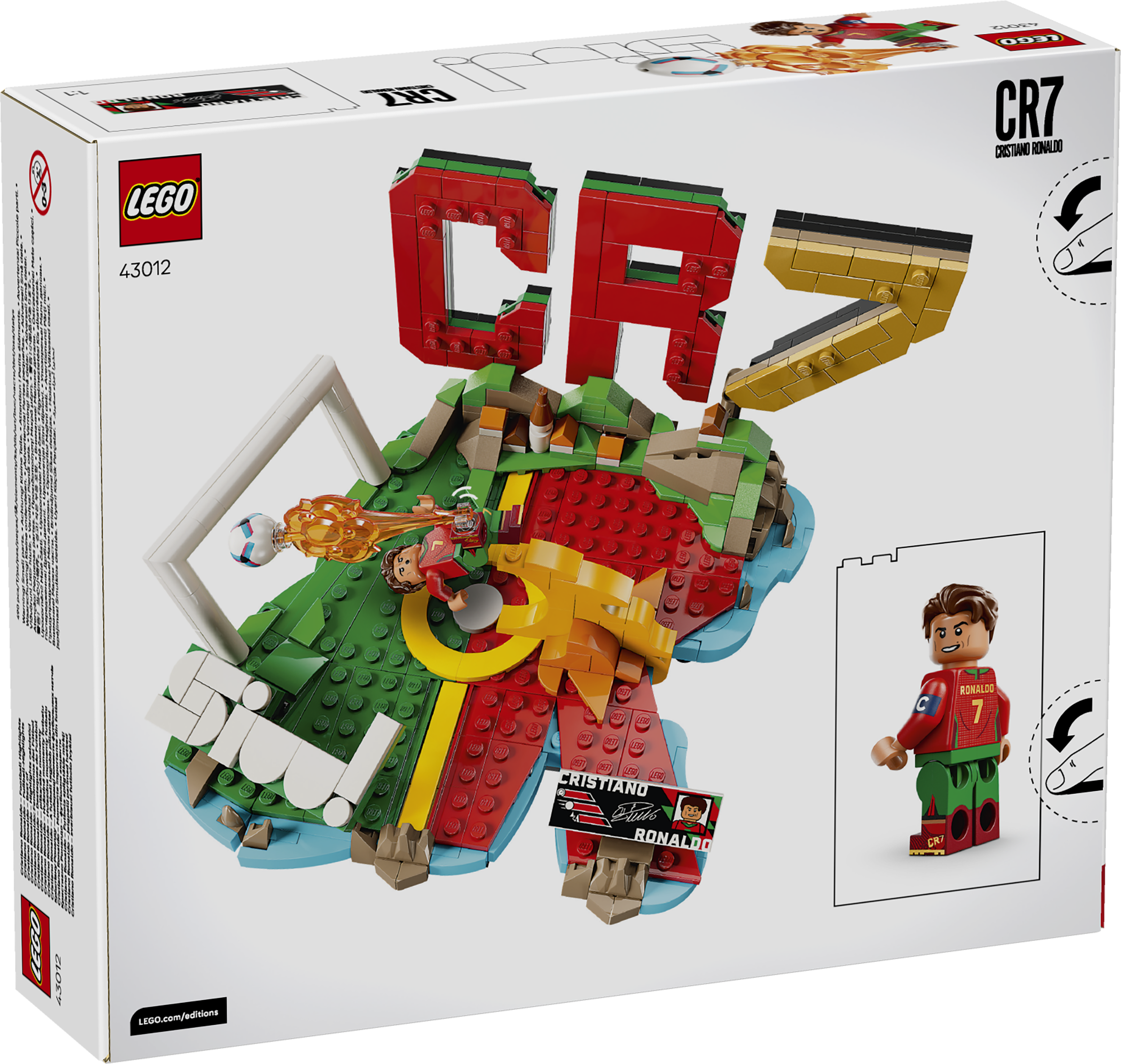 LEGO® Editions Cristiano Ronaldo – fotbollshöjdpunkter 43012