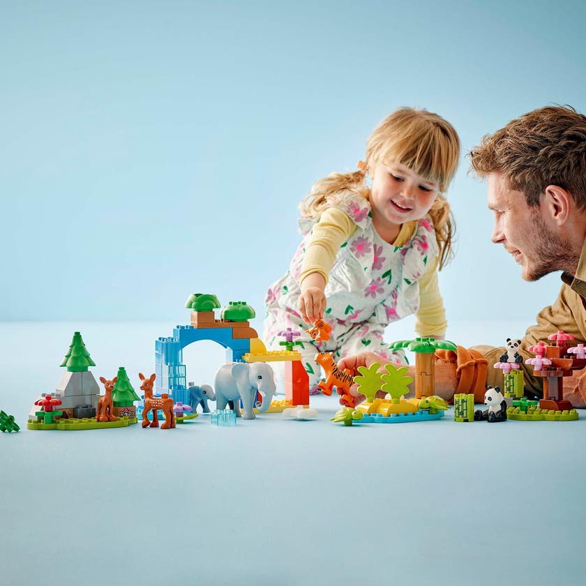 LEGO DUPLO Town 10446, 3-i-1 Vilda djurfamiljer