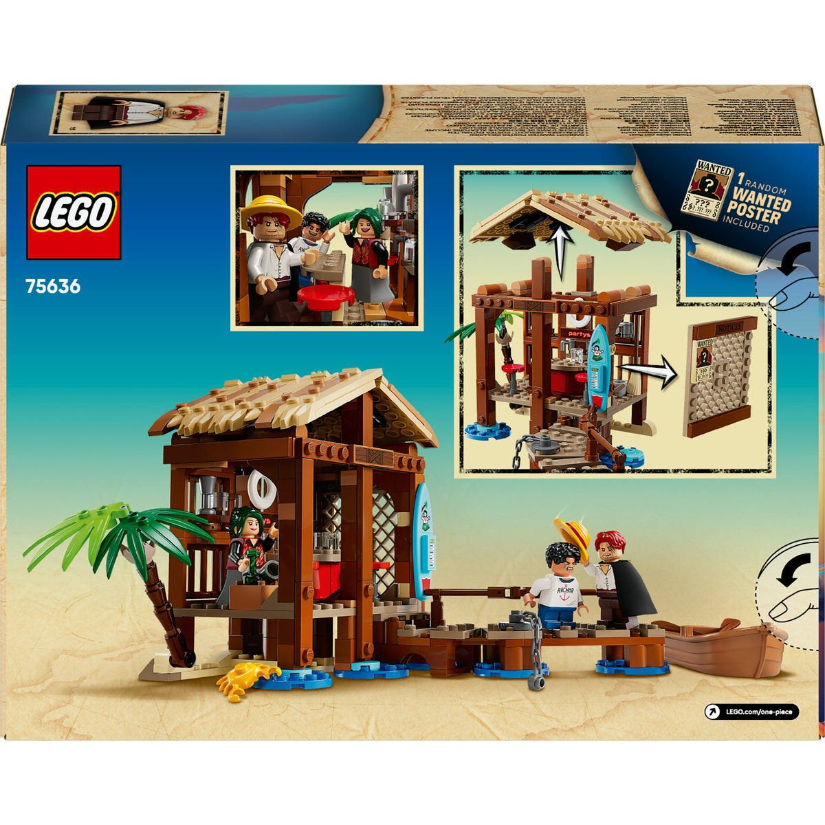 LEGO ONE PIECE 75636, Hydda i Väderkvarnsbyn