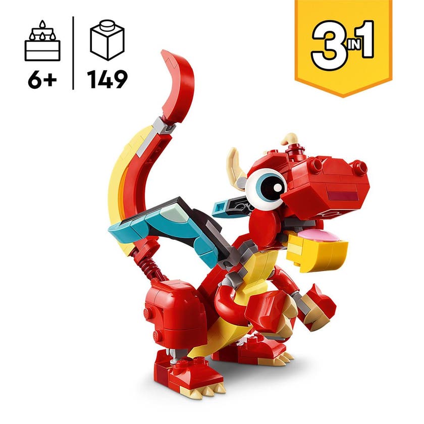 LEGO Creator 31145, Röd drake