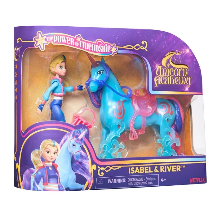 Unicorn Academy Doll & Unicorn V2 - Isabel & River