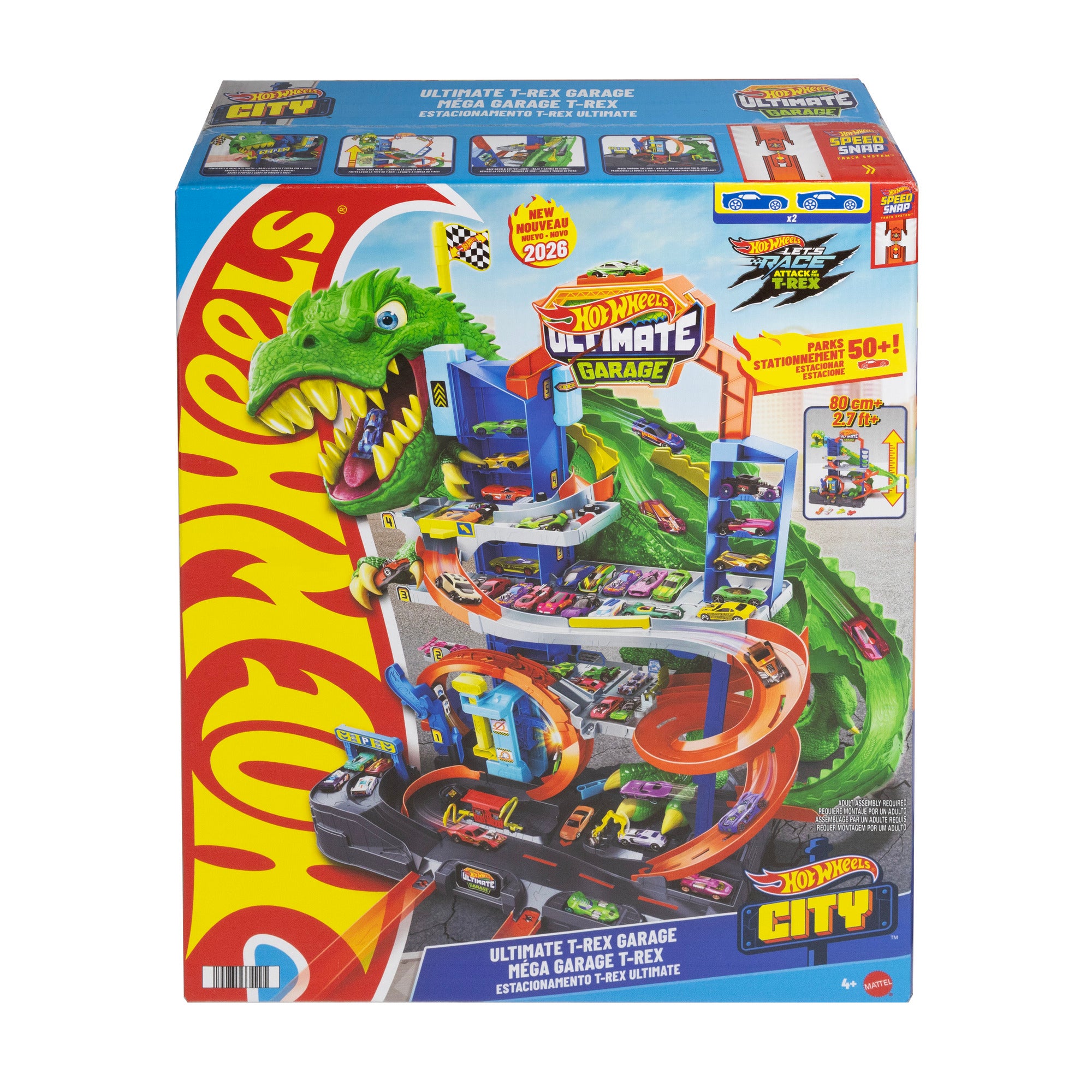 Hot Wheels City Ultimate T-Rex Garage