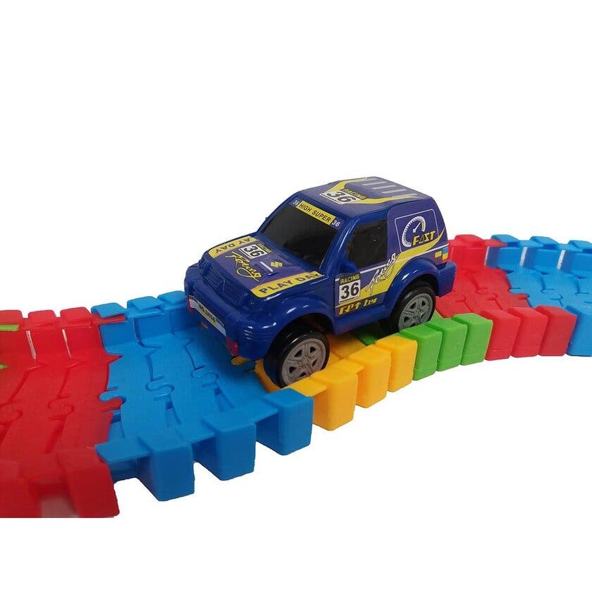 Clixtracks, Bilbana med 240 delar & 2 bilar