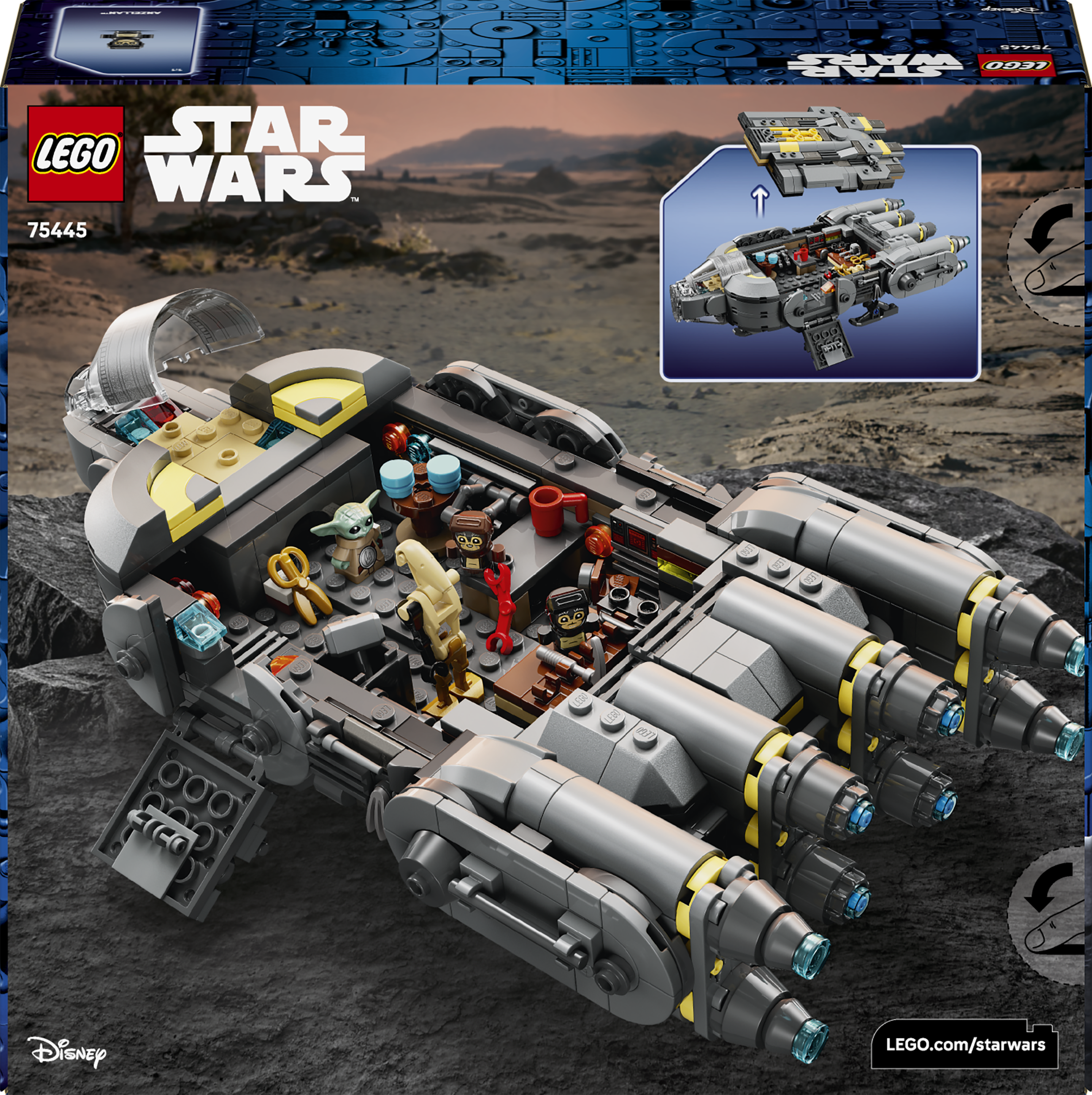 LEGO® Star Wars™ Anzellan Starship Bygg- och lekset 75445