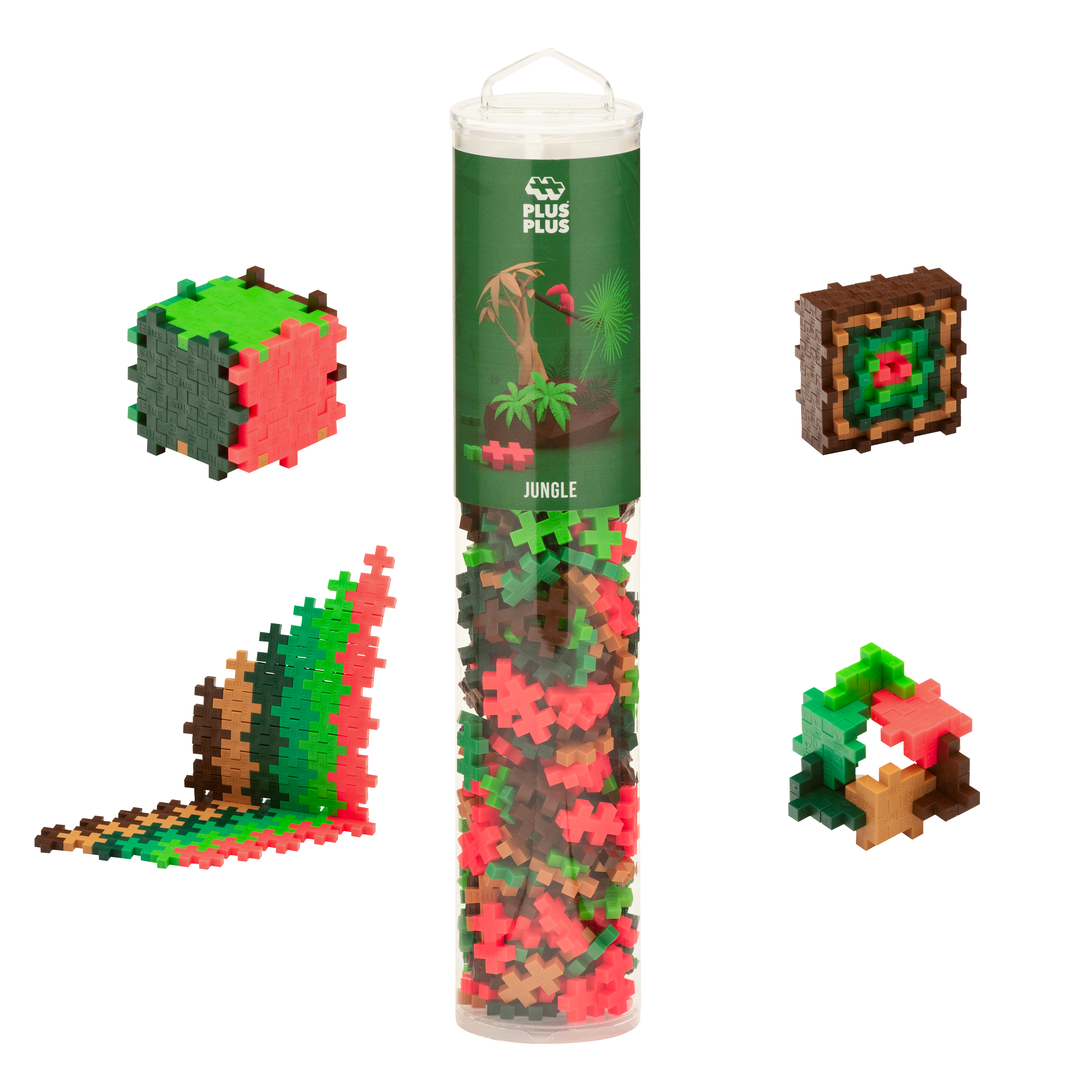 Plus-Plus Jungle mix / 240 pcs Tube