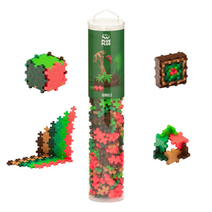 Plus-Plus Jungle mix / 240 pcs Tube