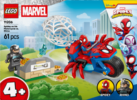 LEGO® | Marvel Spidey And His Amazing Friends Spidey på sin motorcykel mot Rhino 11206