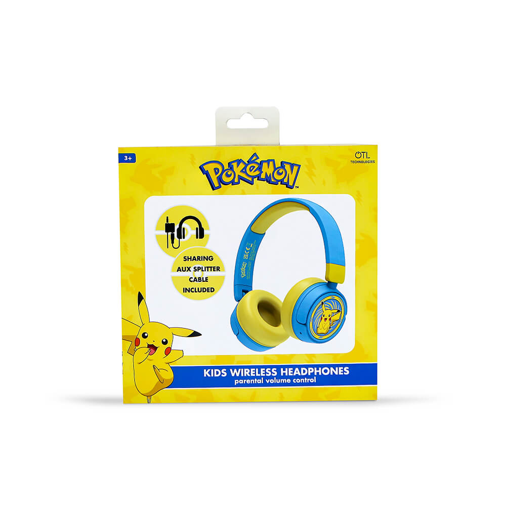 Pokémon trådlösa hörlurar för barn