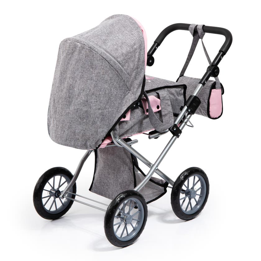 Humble&Heart, Dockvagn Deluxe 55 cm Grå