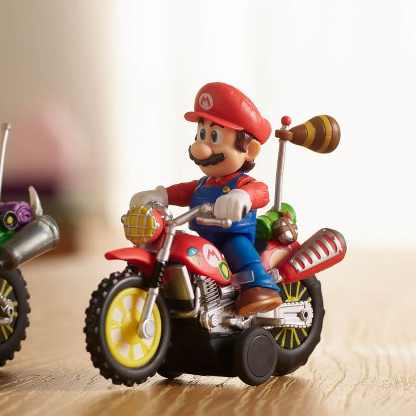 Super Mario motorcykel med figur
