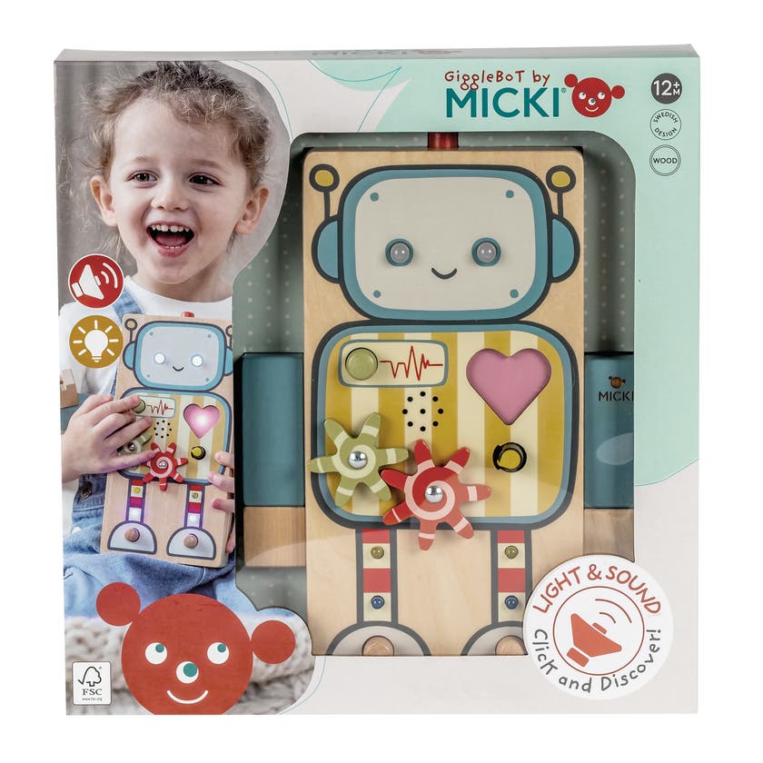MICKI Gigglebot aktivitetsleksak