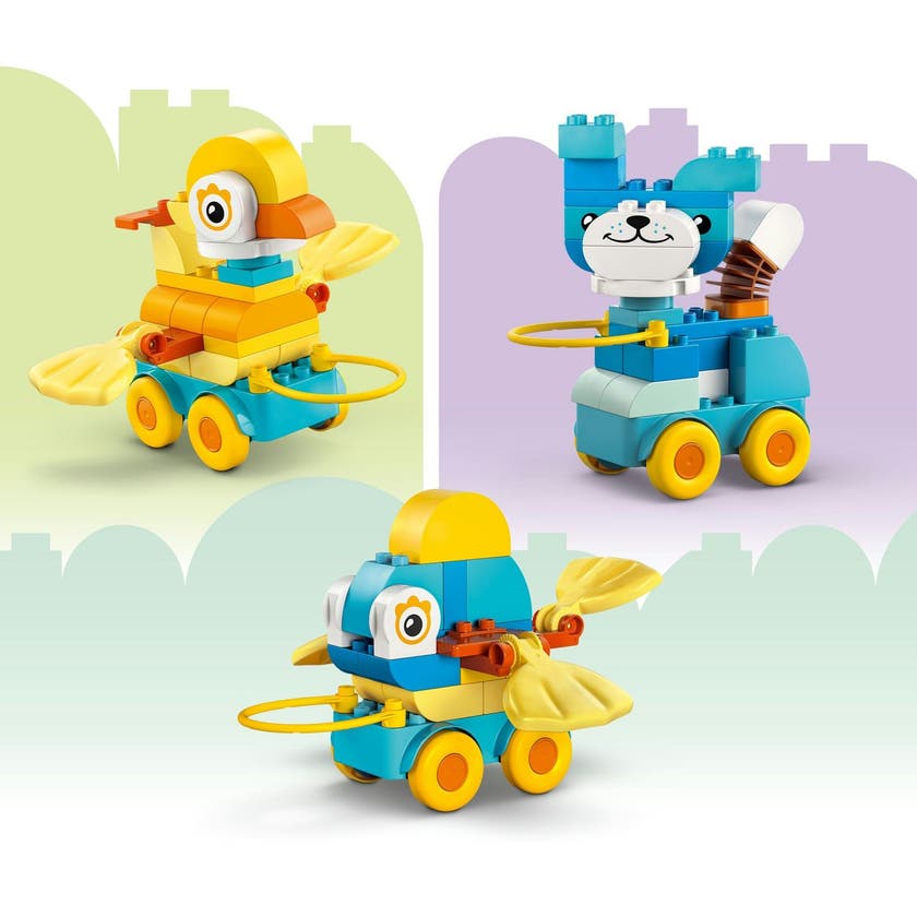 LEGO DUPLO Town 10448, 3-i-1 Djur på hjul