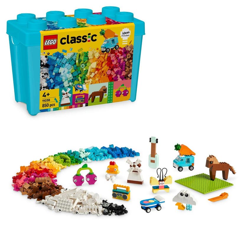 LEGO 11038, Kreativ klosslåda i klara färger