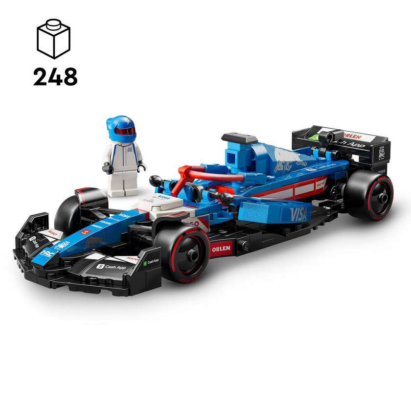 LEGO Speed Champions 77246, Visa Cash App RB VCARB 01 F1® Race Car