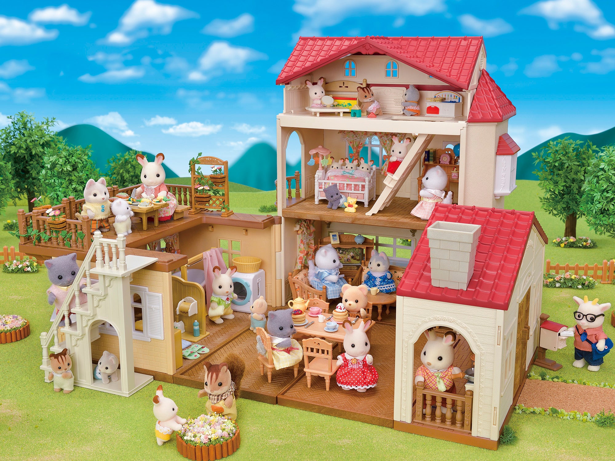 Sylvanian Families - Den nya villan med vinden