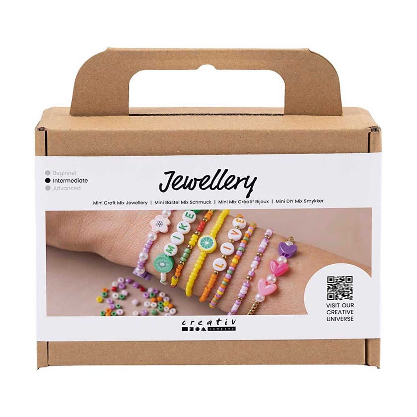 Mini Diy Mix Smycken, Färgstarka Armband, 1 Förp.