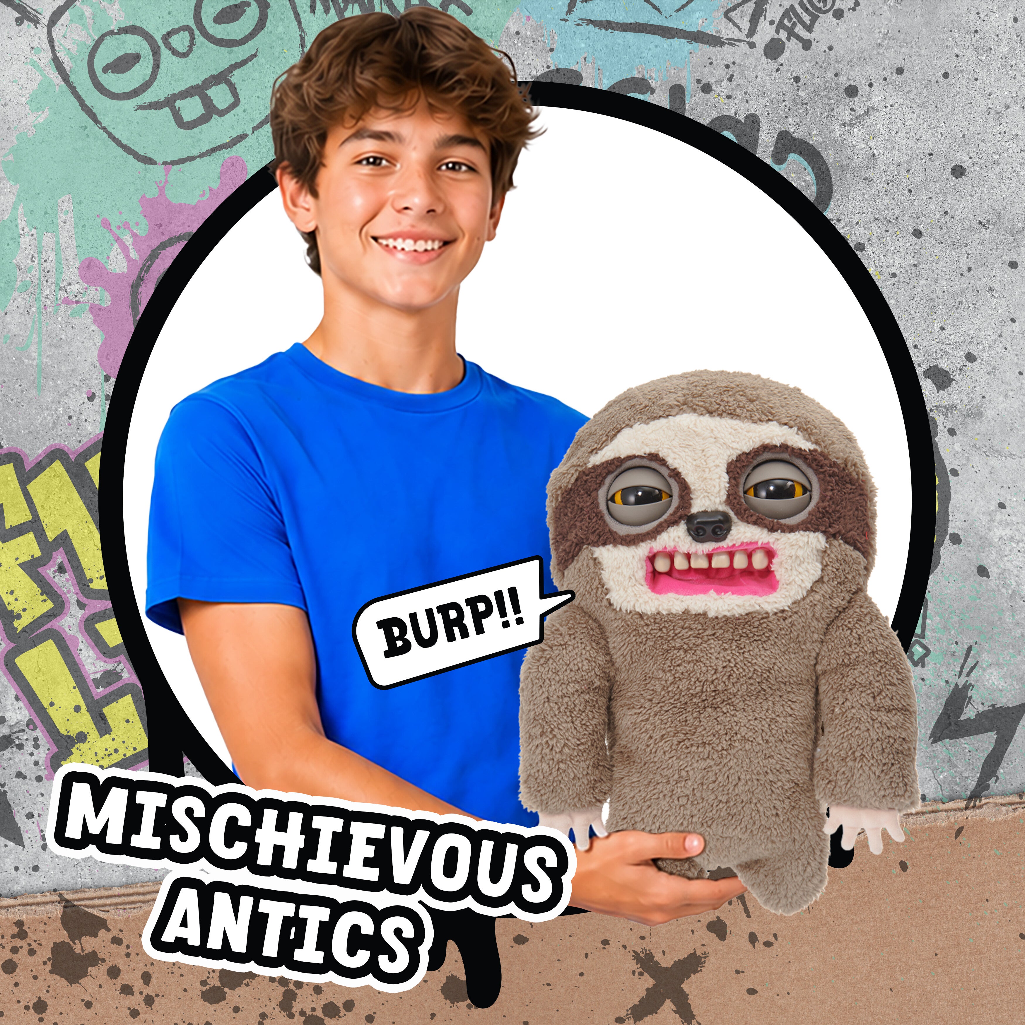 Fugglers Sickening Sloth Deluxe Puppetronic
