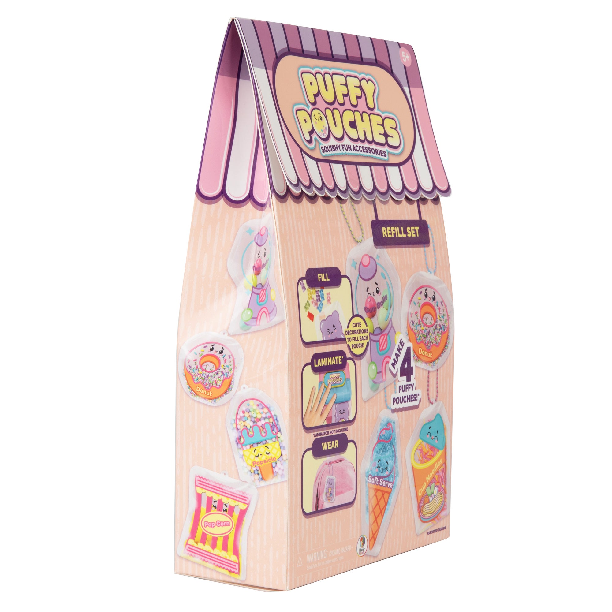 Puffy Pouches refillkit – gör 4 klämvänliga squishys