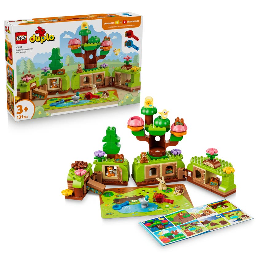 LEGO® DUPLO® Upptäckarskog med vilda djur 10480