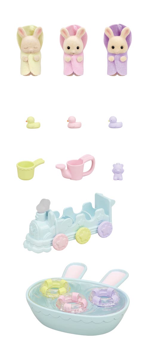 Sylvanian Families - Trillingbebisarnas badpaket
