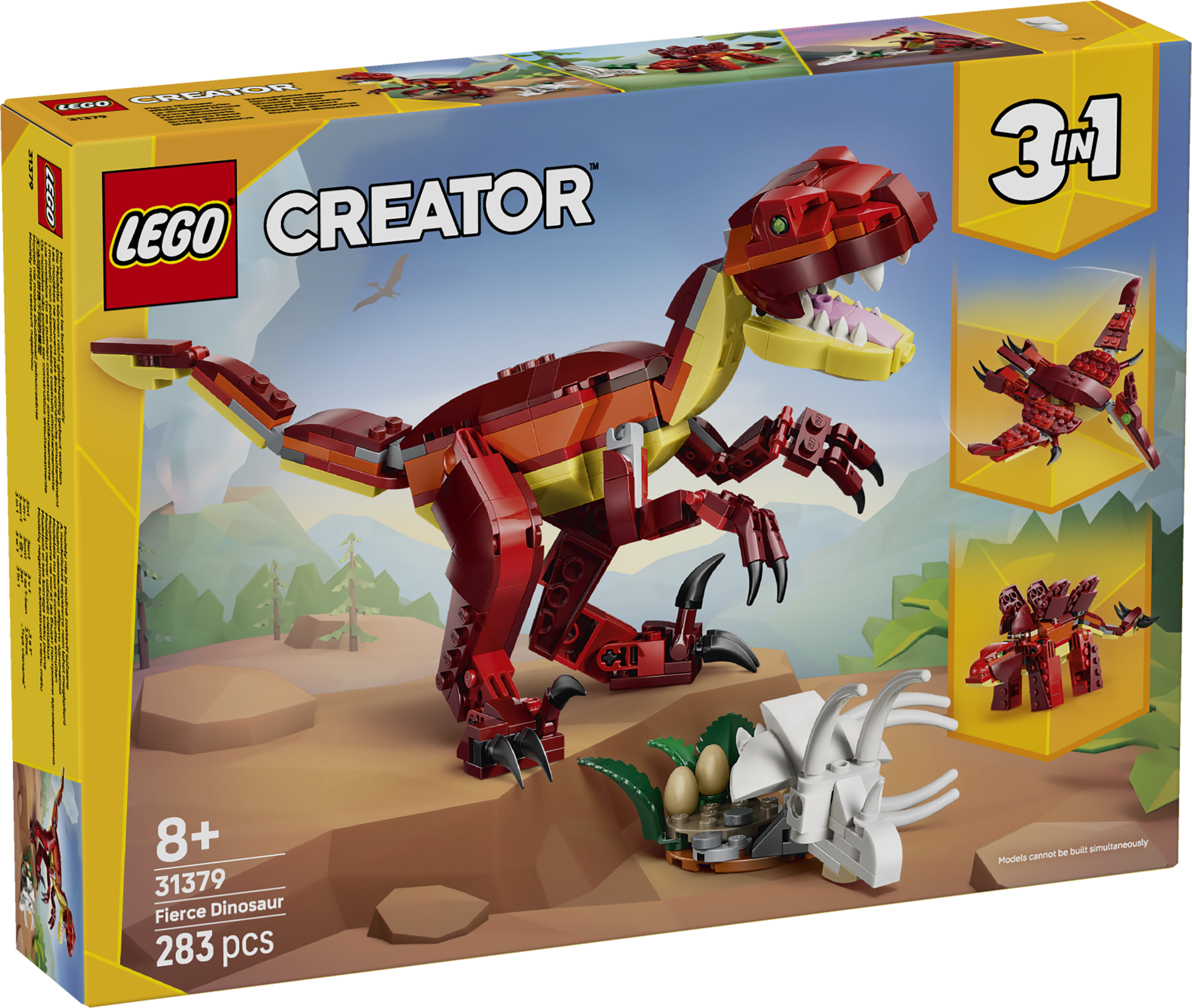 LEGO® Creator 3-i-1 Vildsint dinosaurie Leksak 31379