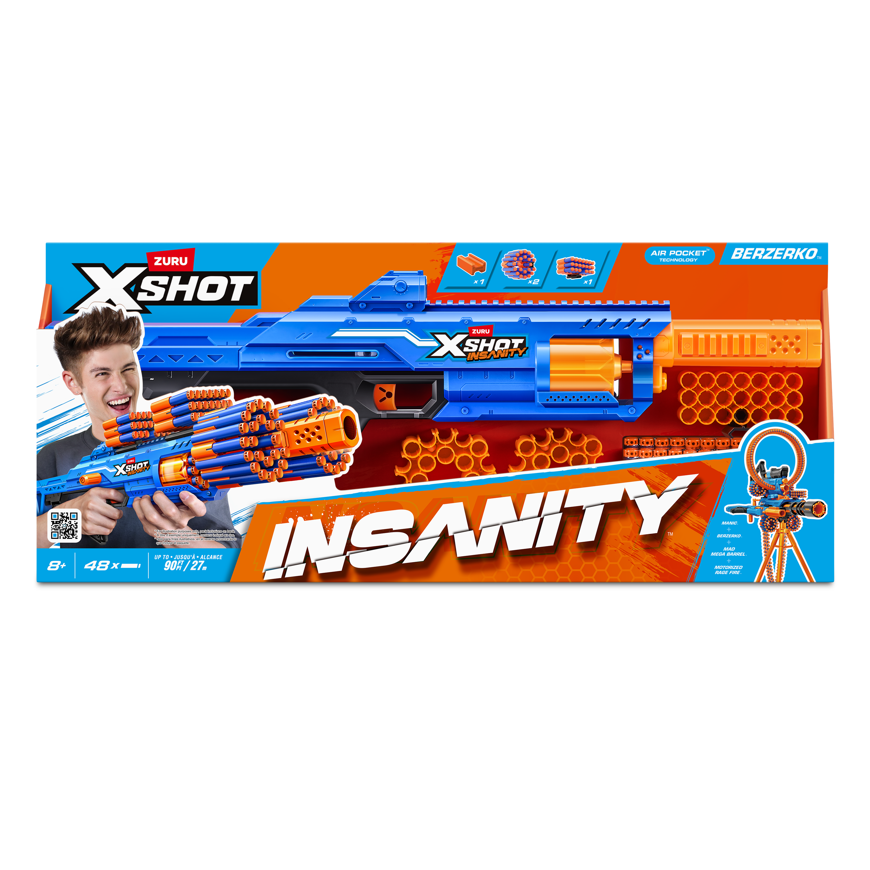 XSHOT Insanity Berzerko 6 Shot(48 darts)