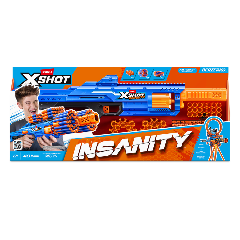 XSHOT Insanity Berzerko 6 Shot(48 darts)