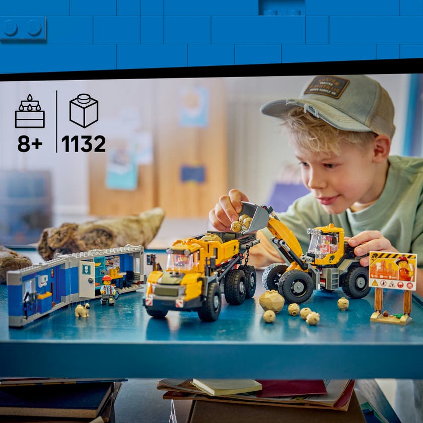 LEGO® City Dumper och frontlastare – Byggleksak 60494