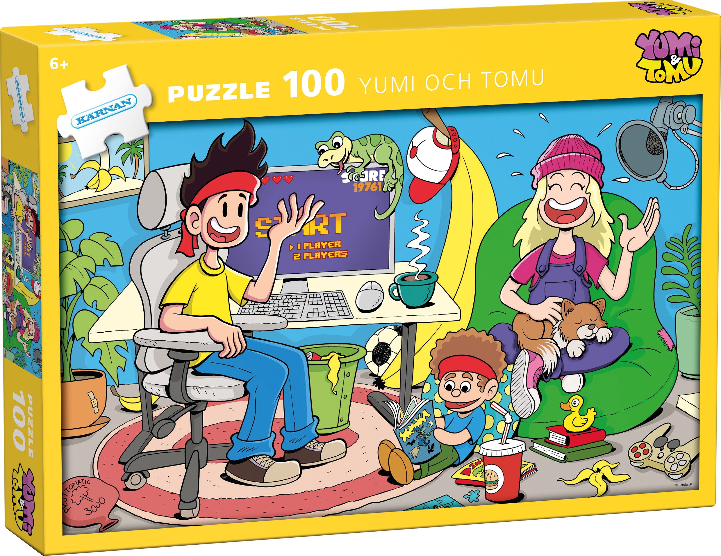 Kärnan Pappussel 100 delar Yumi & Tomu
