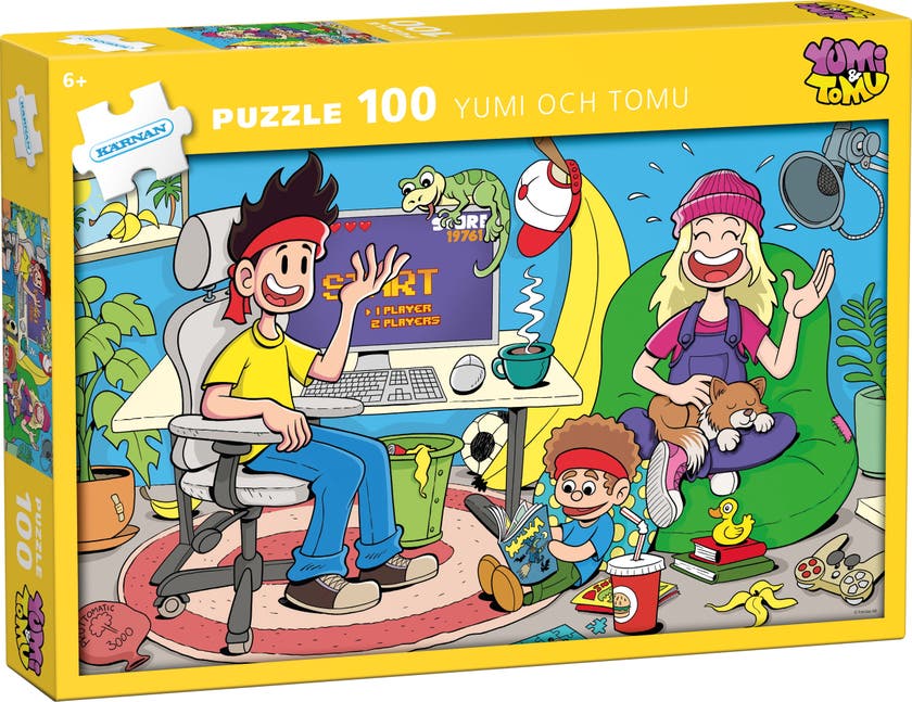 Kärnan Pappussel 100 delar Yumi & Tomu