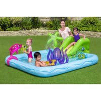 Bestway, Vattenland med rutschbana 239x206 cm