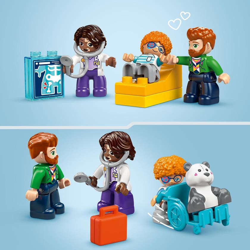 LEGO DUPLO Town 10449, Första gången: gå till doktorn