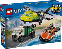 LEGO® City Flygplan, servicebil och svävare 60505