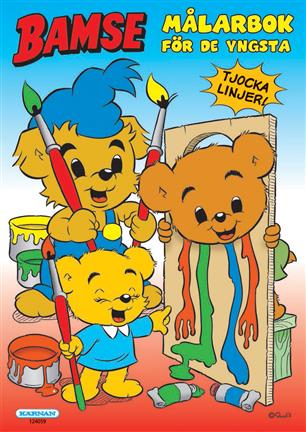 Bamses målarbok för de minsta