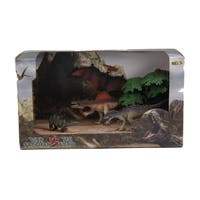 Dino Vs World, Set Med 4 Dinosaurier Och Tillbehör
